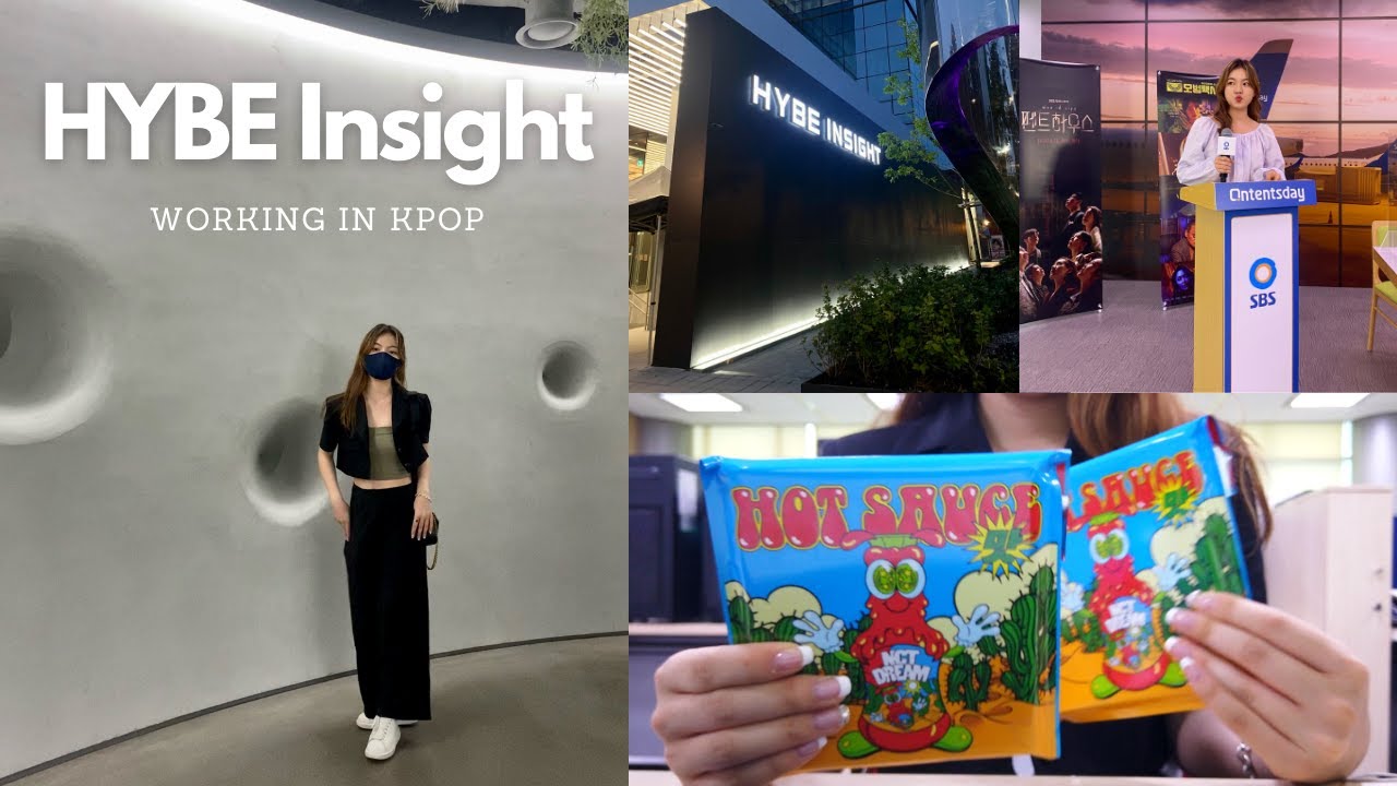 HYBE Insight| SBS Penthouse Drama Showcase MC| NCT Dream Album Unboxing |Working in KPOP vlog|