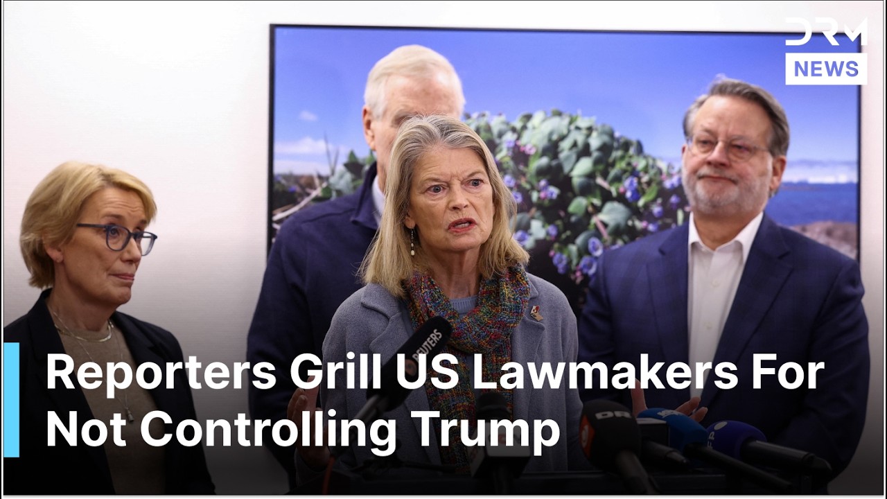 FULL Q&A: Reporters Grill US Senators For Not Controlling Trump on Greenland in Nuuk | AC1G
