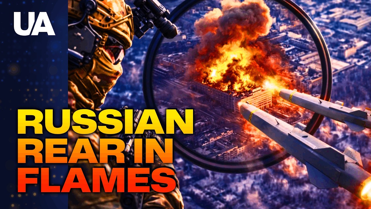 LIVE | RUSSIA ABLAZE: Ukrainian arms SMASH STRATEGIC targets in rear over 500 km from frontline