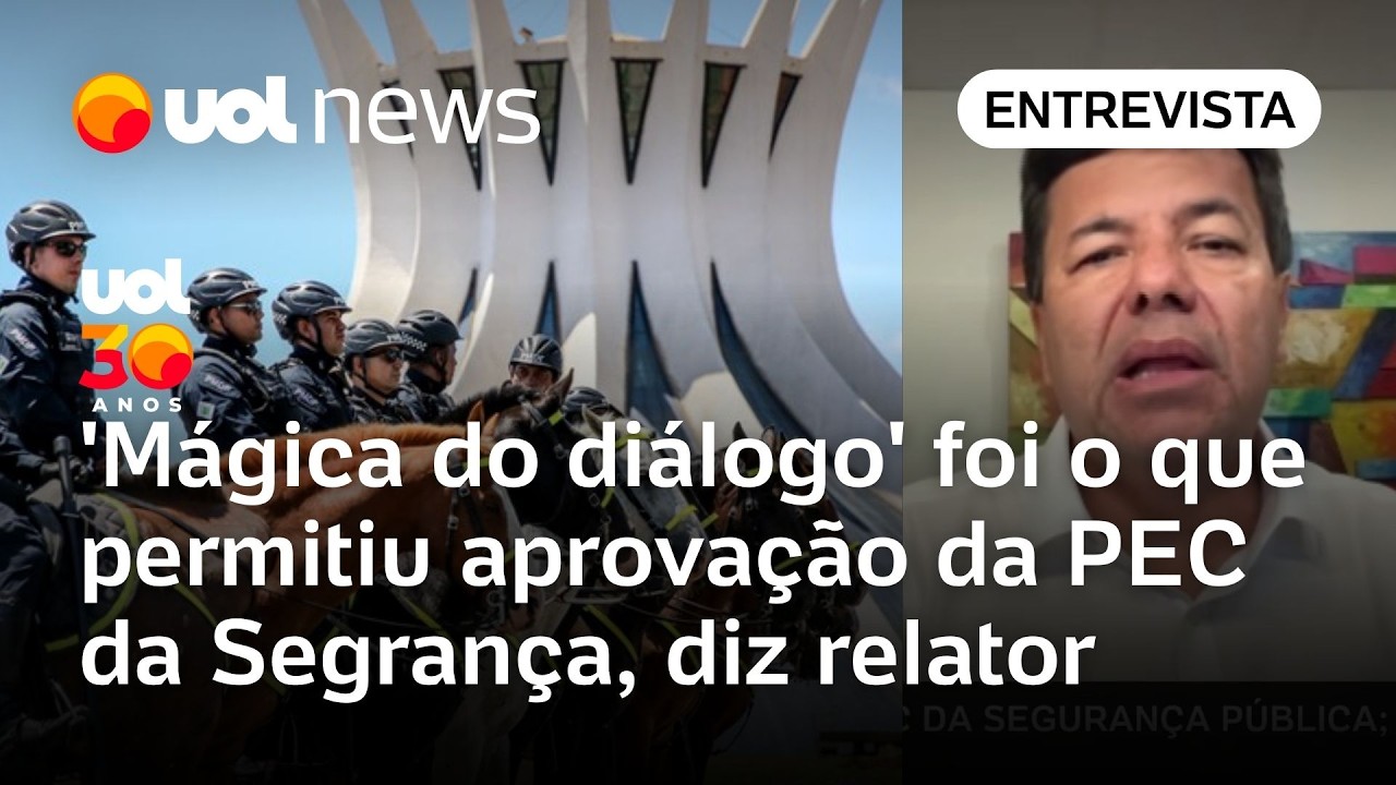 Usando 'mágica do diálogo', PEC da Segurança Pública é ampla e teve saldo positivo, diz relator
