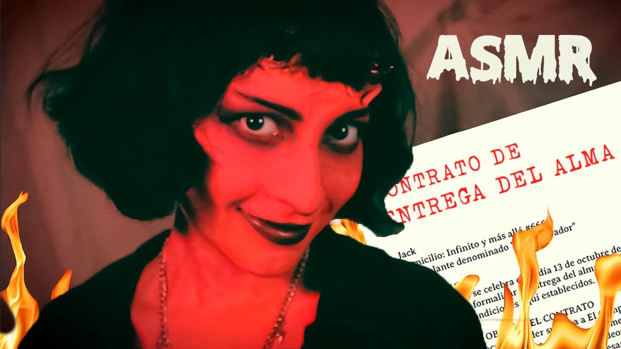 Te Ayudo a Dormir a Cambio de tu ALMA | ASMR halloween🎃 soft spoken