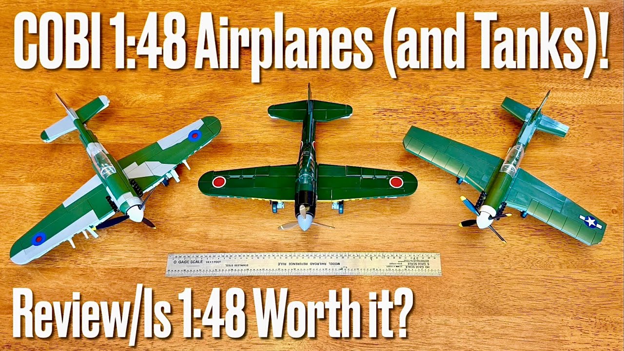 Casselman ON: COBI 1:48 Fighter Planes - Typhoon, Zero, Mustang! Plus Tanks! #cobibricks #cobifans