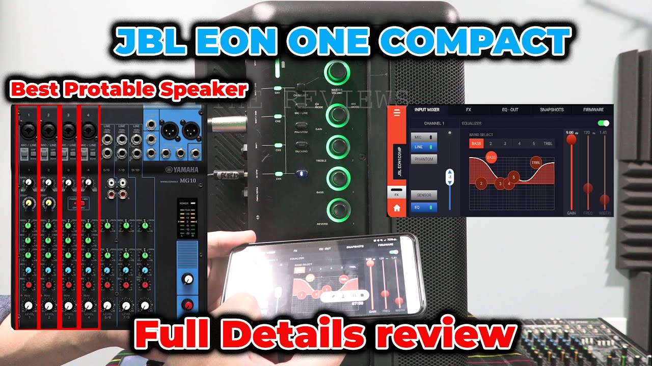 JBL eon one compact Full details review, if you watch this, you don't want to watch other review