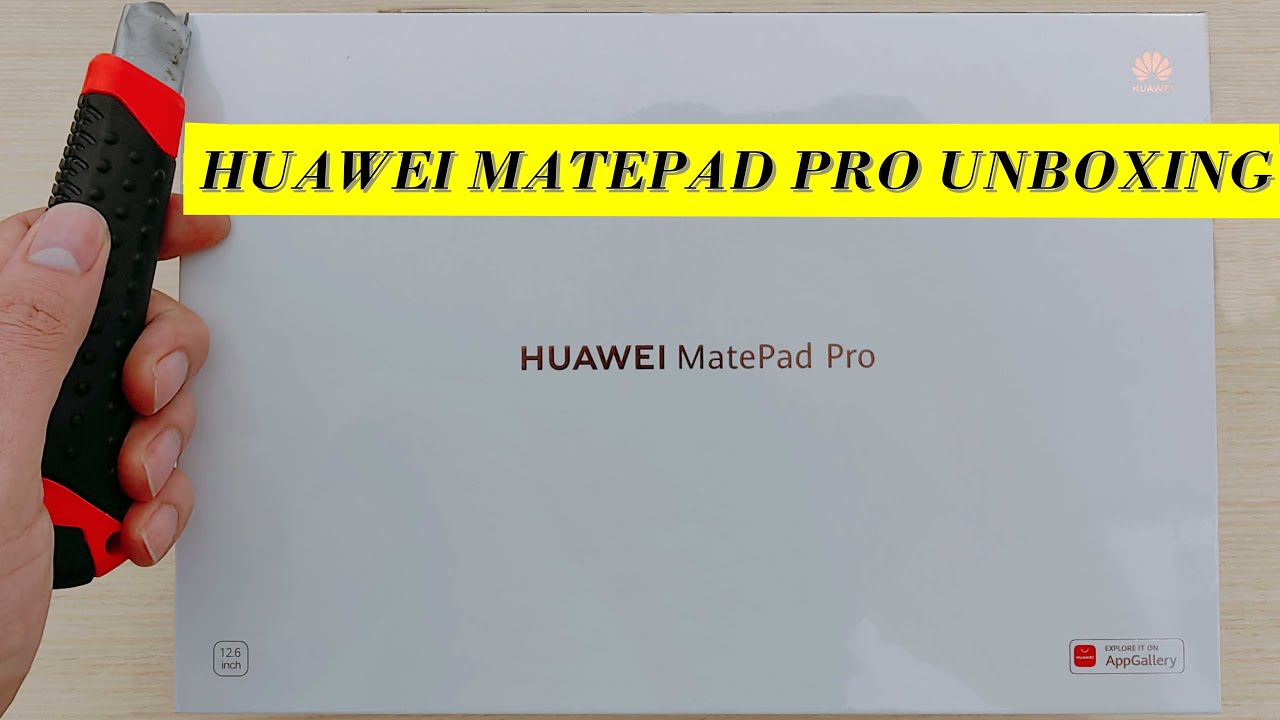 Huawei Matepad pro 12.6 unboxing
