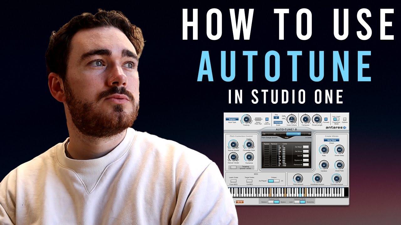How to use autotune in Studio One (for beginners)