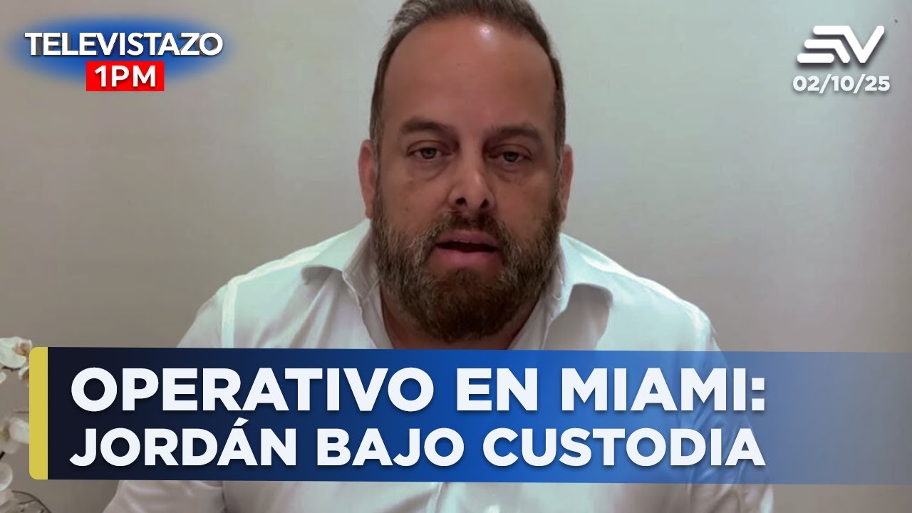 Operativo en Miami: Xavier Jord&aacute;n bajo custodia de autoridades de EE.UU. | Televistazo 1PM #ENVIVO🔴