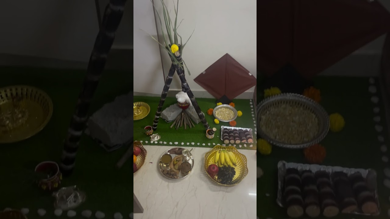 sankranti decoration ideas..🎉❤️ #sankranthi #festival #ideas #home