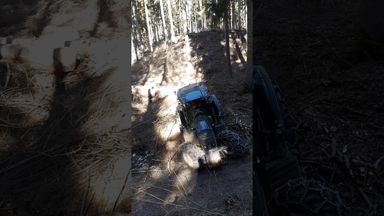 Valtra  N134 la pădure in Austria