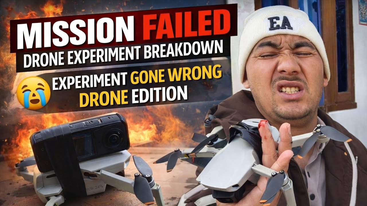 Drone Experiment Gone Wrong 😭 Mission Failed Experiment Breakdown 🇳🇵