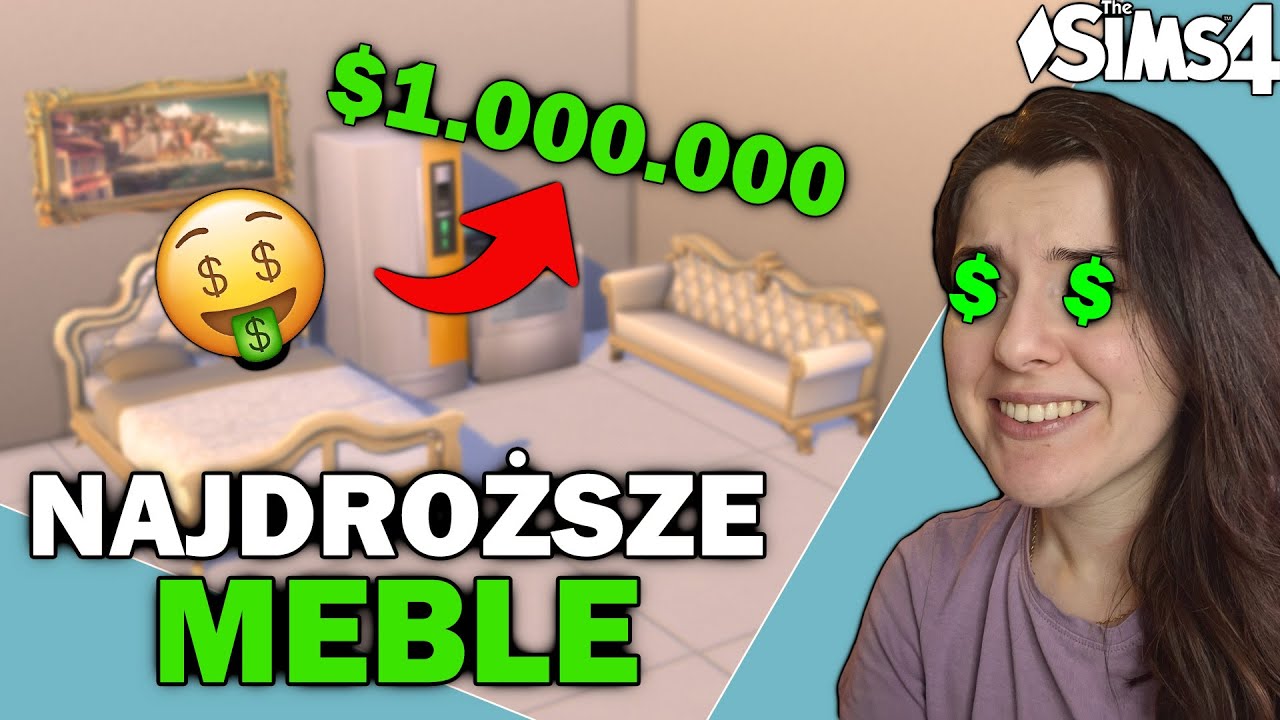 BUDUJĘ DOM TYLKO Z NAJDROŻSZYCH MEBLI W THE SIMS 4!