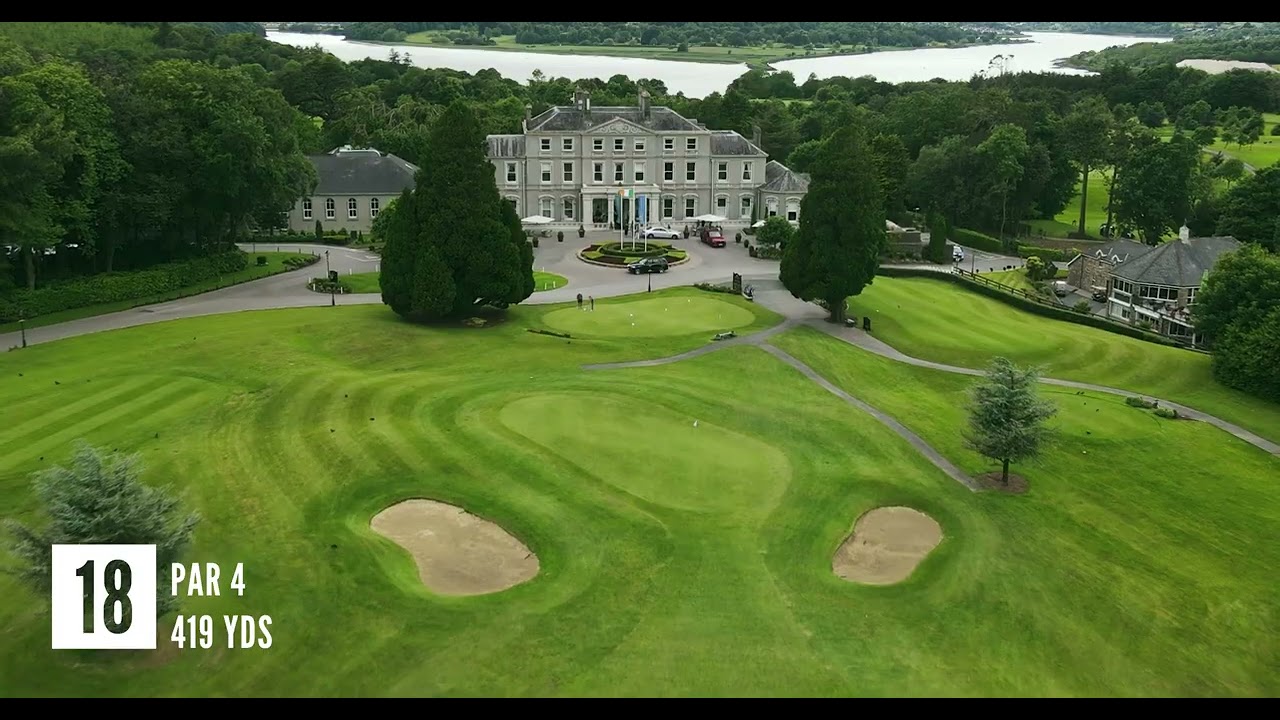 Faithlegg Championship Golf Course Flyover - 18th Hole