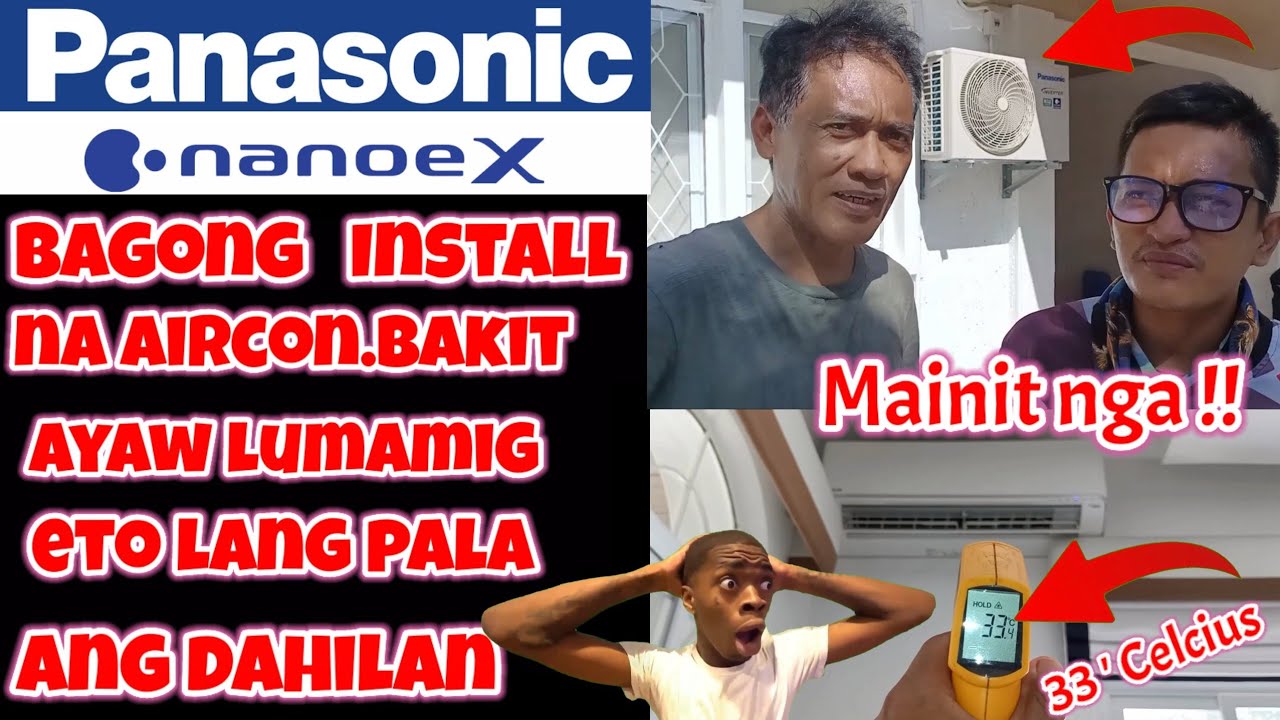 Panasonic Split Type Inverter Air-con | Bagong Install pero Ayaw Lumamig | Eto pala ang Dahilan
