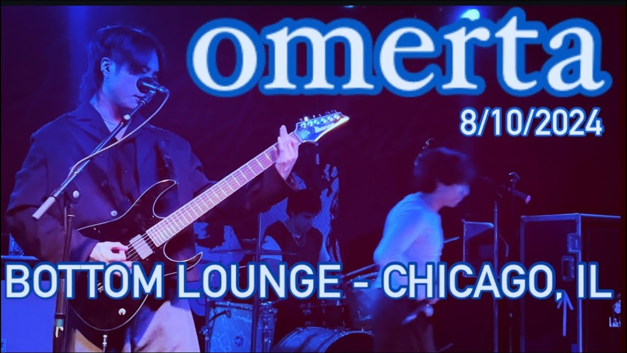 OMERTA - Live (partial set) - 8/10/2024 - Bottom Lounge - Chicago, IL