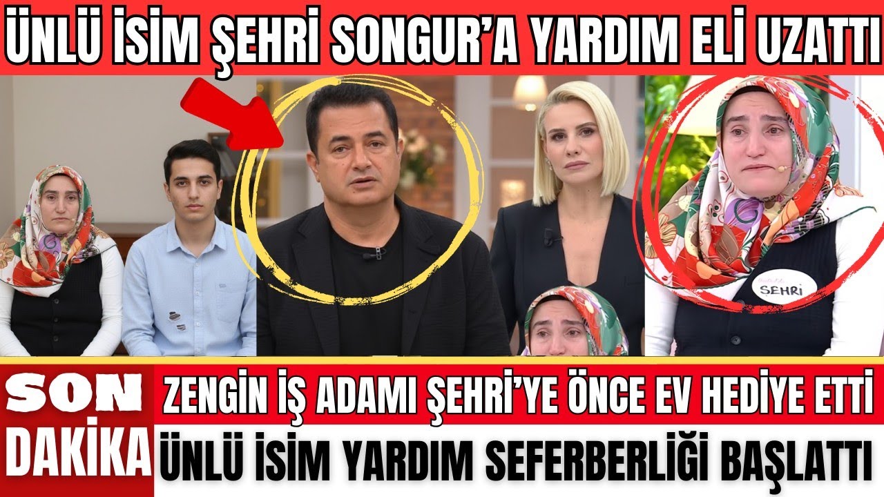 Esra Erol'da ŞEHRİ'NİN KARDEŞİNE ÜNLÜ İSİMDEN İŞ İMKANI VERİLDİ SONGUR AİLESİ RAHATA KAVUŞUYOR 