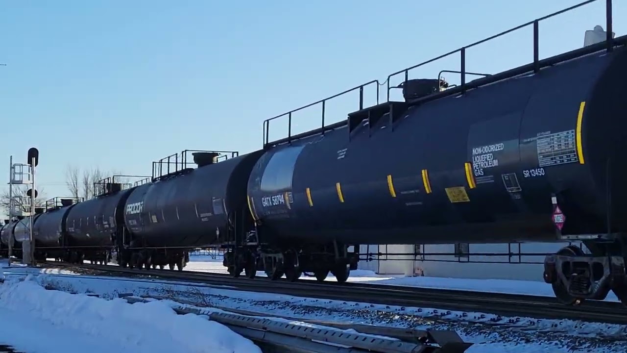 CN 3175 M343 at Ladysmith, WI on 1-25-26