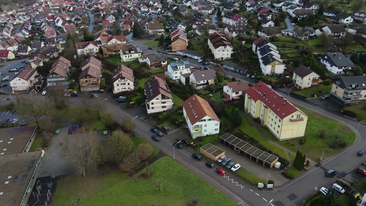 Weststadt Murrhardt 30.12.2022 in 4k mit MAVIC Air 2