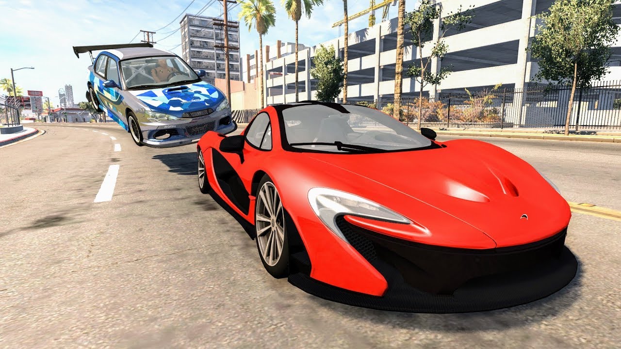 High Speed Traffic Crashes #24 - BeamNG Drive | CrashBoomPunk