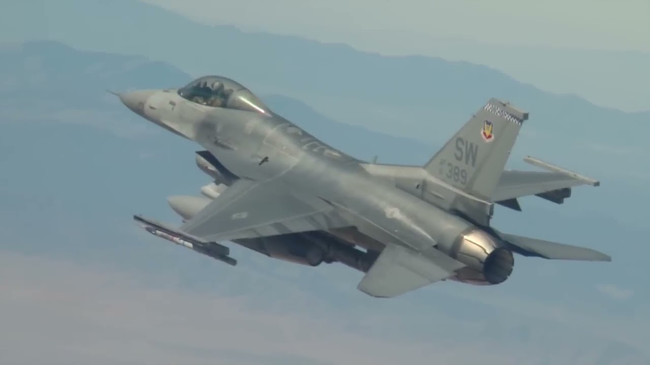United States Air Force F-16 Falcon Cockpit Video 2! #warfighters
