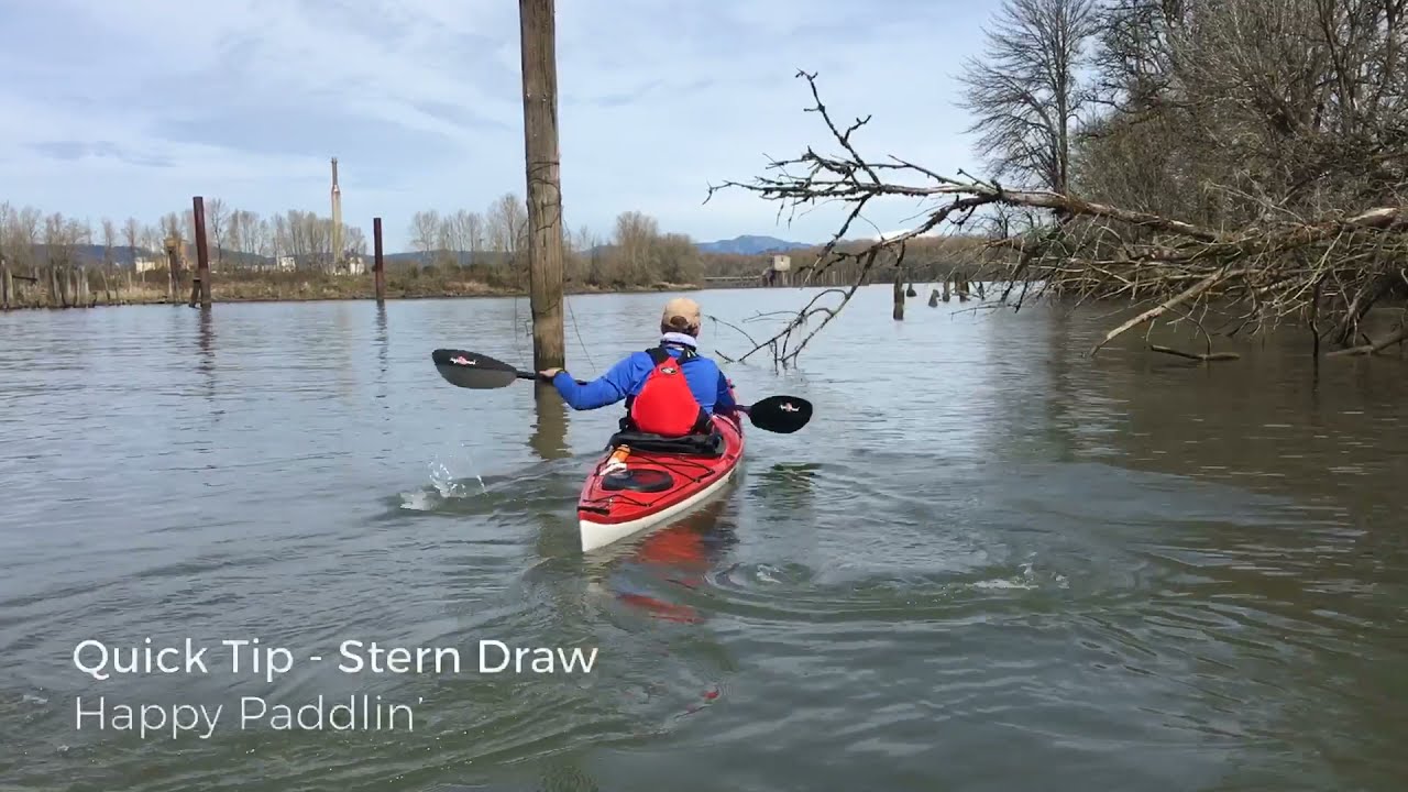 Quick Tip for Beginner Kayaking - Stern Draw
