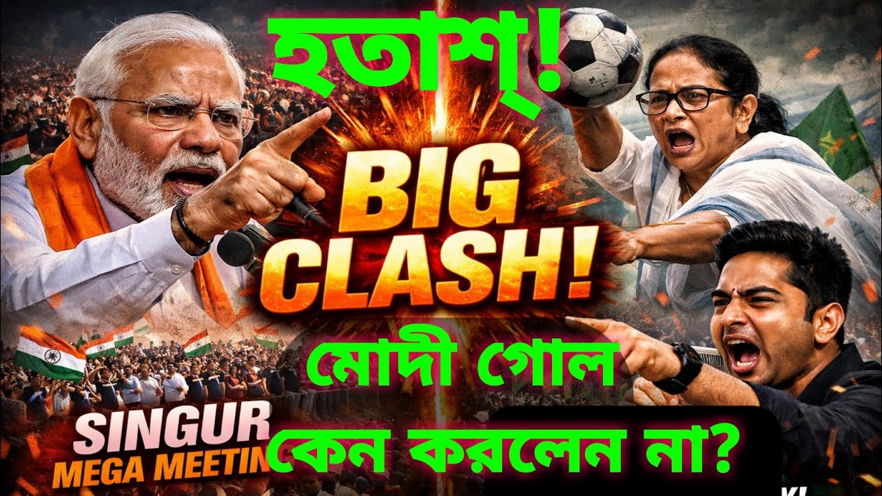 #মোদী সিঙ্গুরে চুপ থাকলেন কেন?না খেলে পালিয়ে গেলেন?