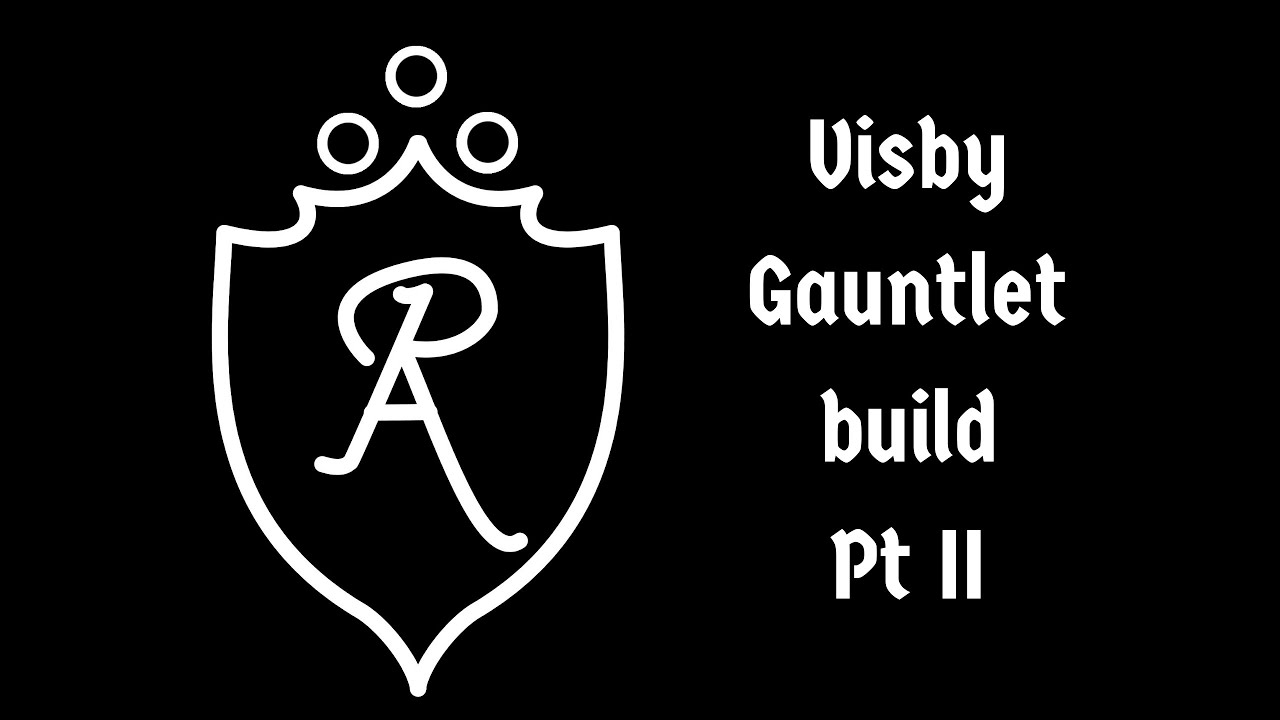 Medieval armour construction - Visby Gauntlets Pt 2