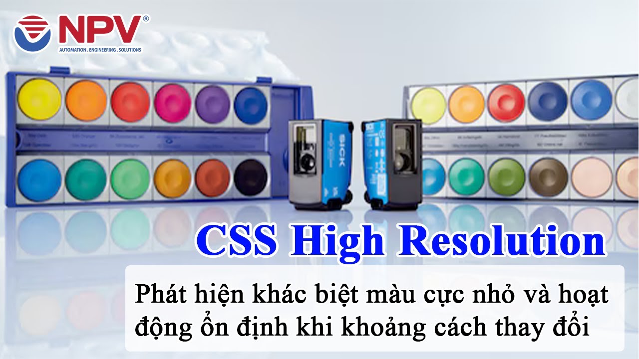 CSS High-Resolution – Cảm Biến Màu Độ Chính Xác Cao, Ổn Định Ở Nhiều Khoảng Cách | SICK