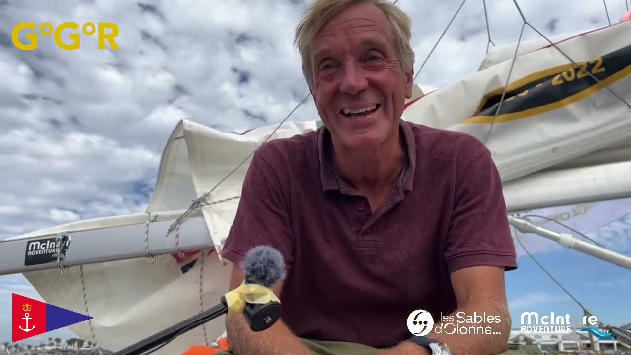 #GGR2022 Cape Town Gate 1st Arrival - Simon Curwen (UK) - Biscay 36 