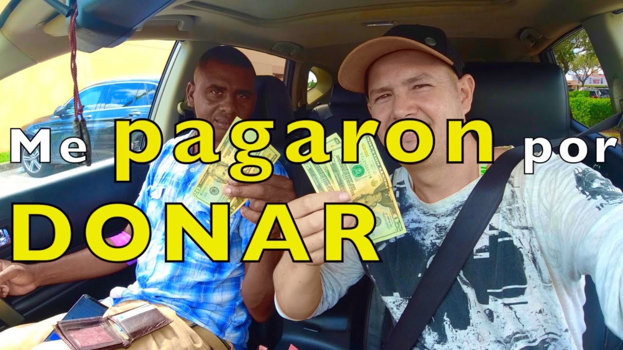 &iquest;Cuanto me PAGARON 💰por donar sangre en EE. UU.?