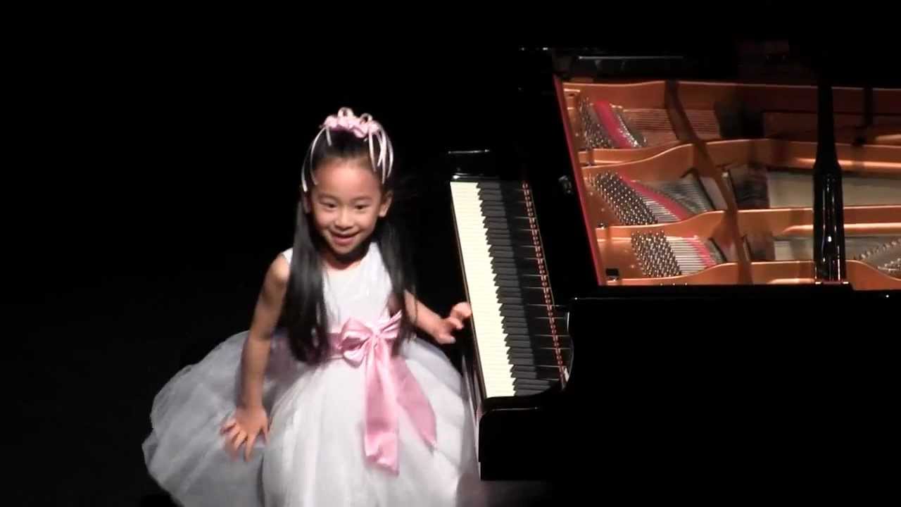 Harmony Zhu, 6 years old. student of Dr. Tanya Shevtsova, plays two Waltzes by Chopin