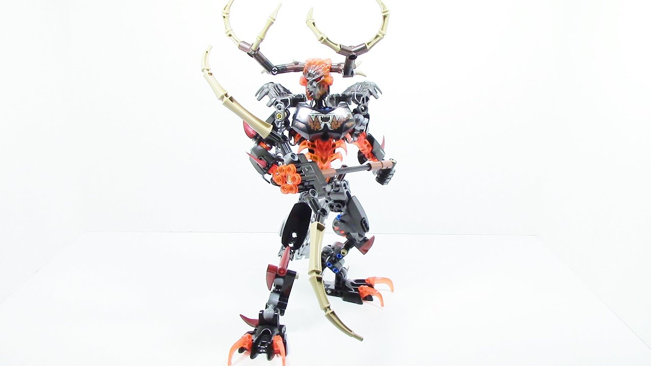 Lego Bionicle Transparent Red/Orange Umarak the Hunter