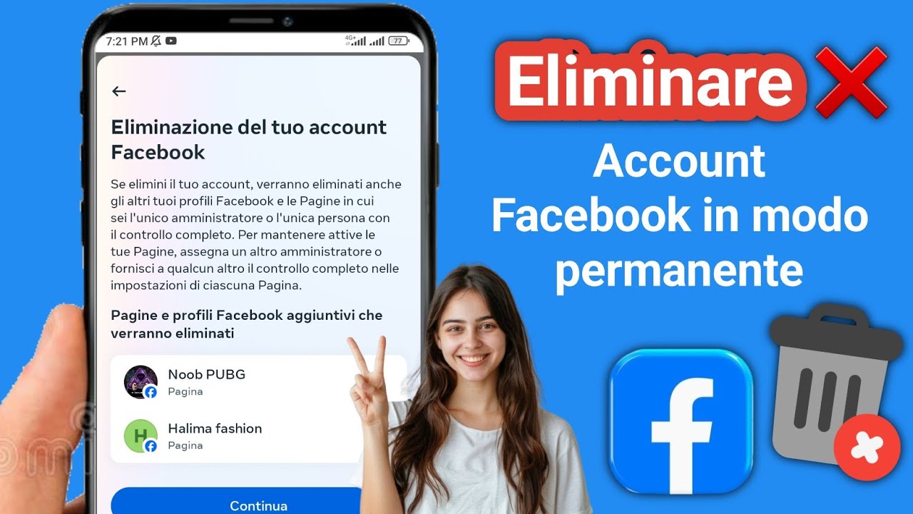 Come Eliminare un Account Facebook - 2025