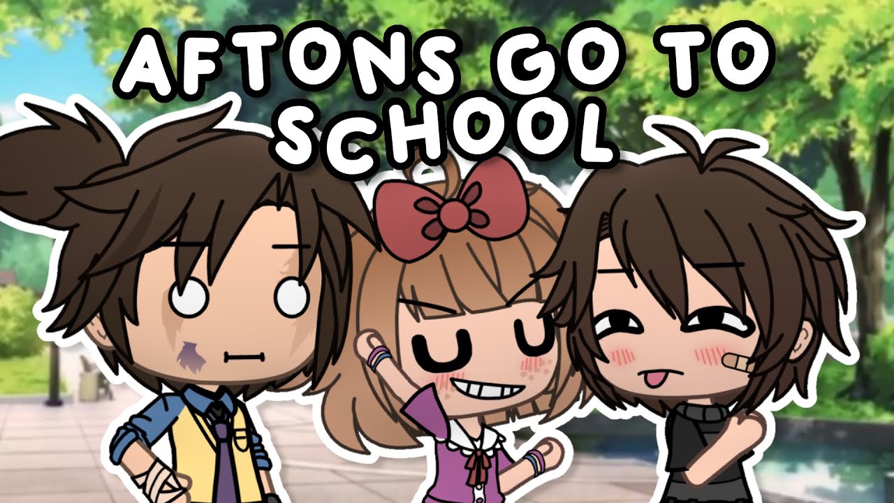 Aftons Go To School! | FNAF Gacha Skit | Part 3 📖