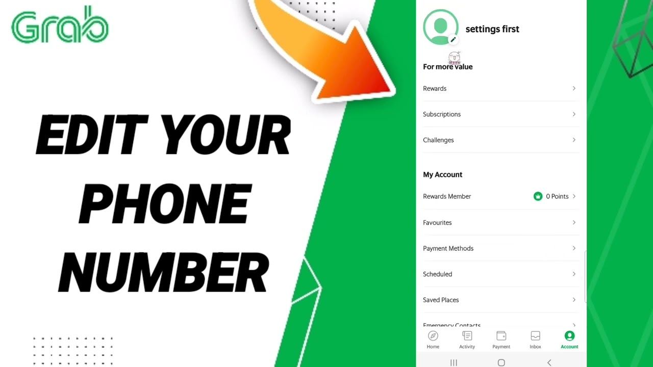 How To Edit Your Phone Number On Grab App