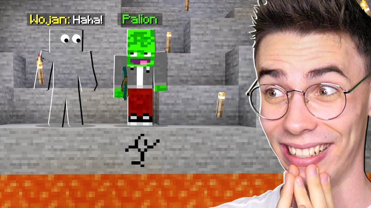 TROLLUJĘ PALIONA w KOPALNI w Minecraft! *śmieszne*