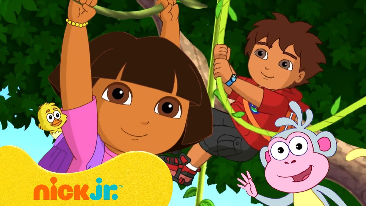 Dora, a Aventureira e Diego: primos em ação! 💥 240 min | Nick Jr. em Português