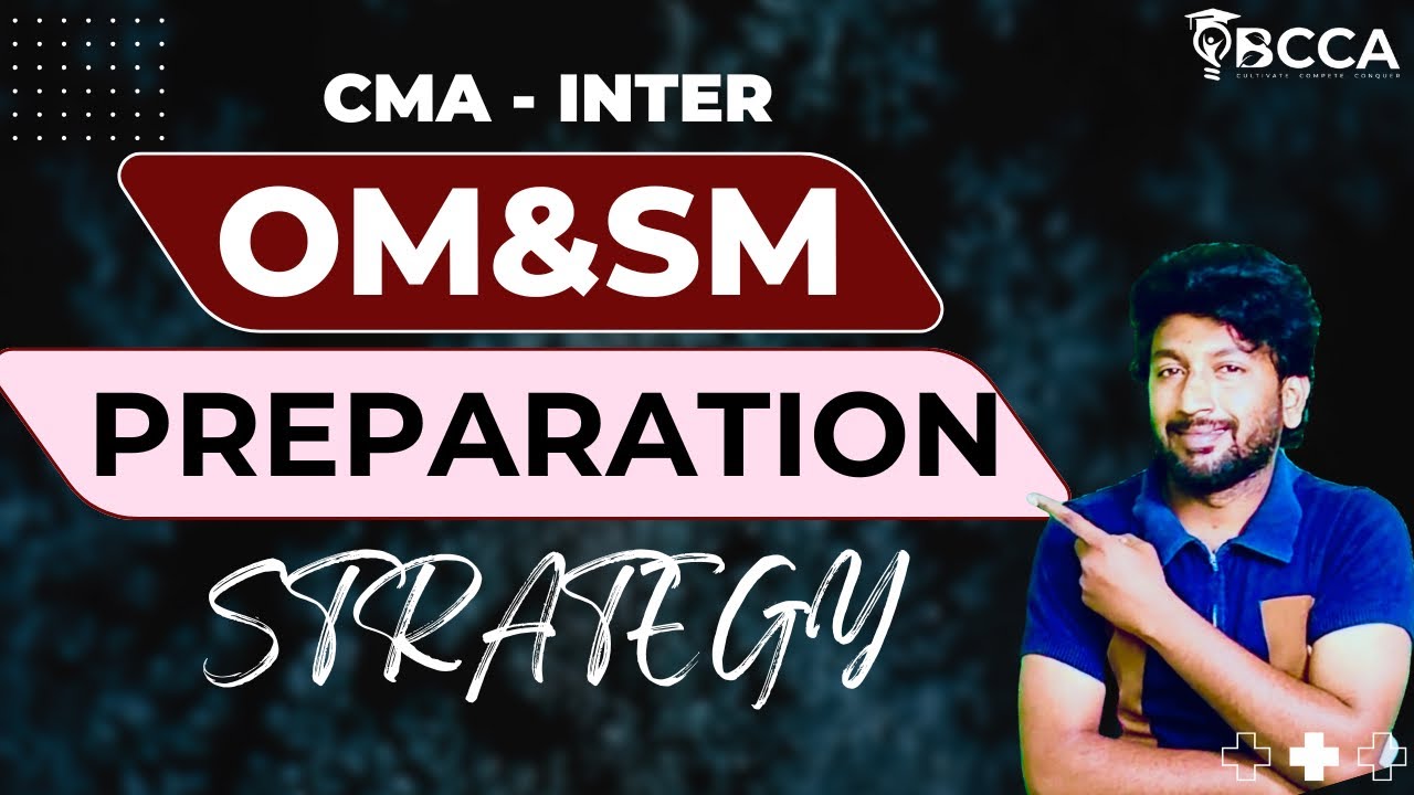 СТРАТЕГИЯ ПОДГОТОВКИ OMSM // CMA INTER // ГРУППА 2