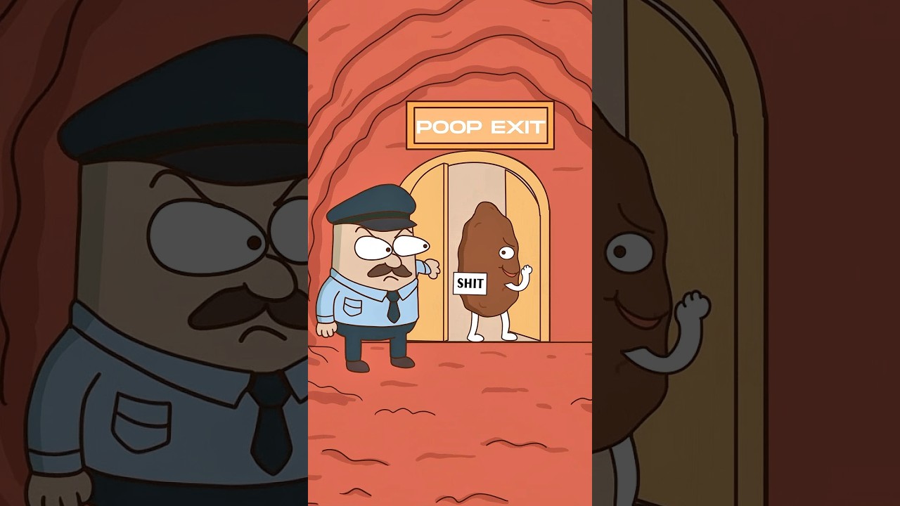 When Your Fart Disguises as a Poop.. #animation  #funny #health  #doctor  #healthy