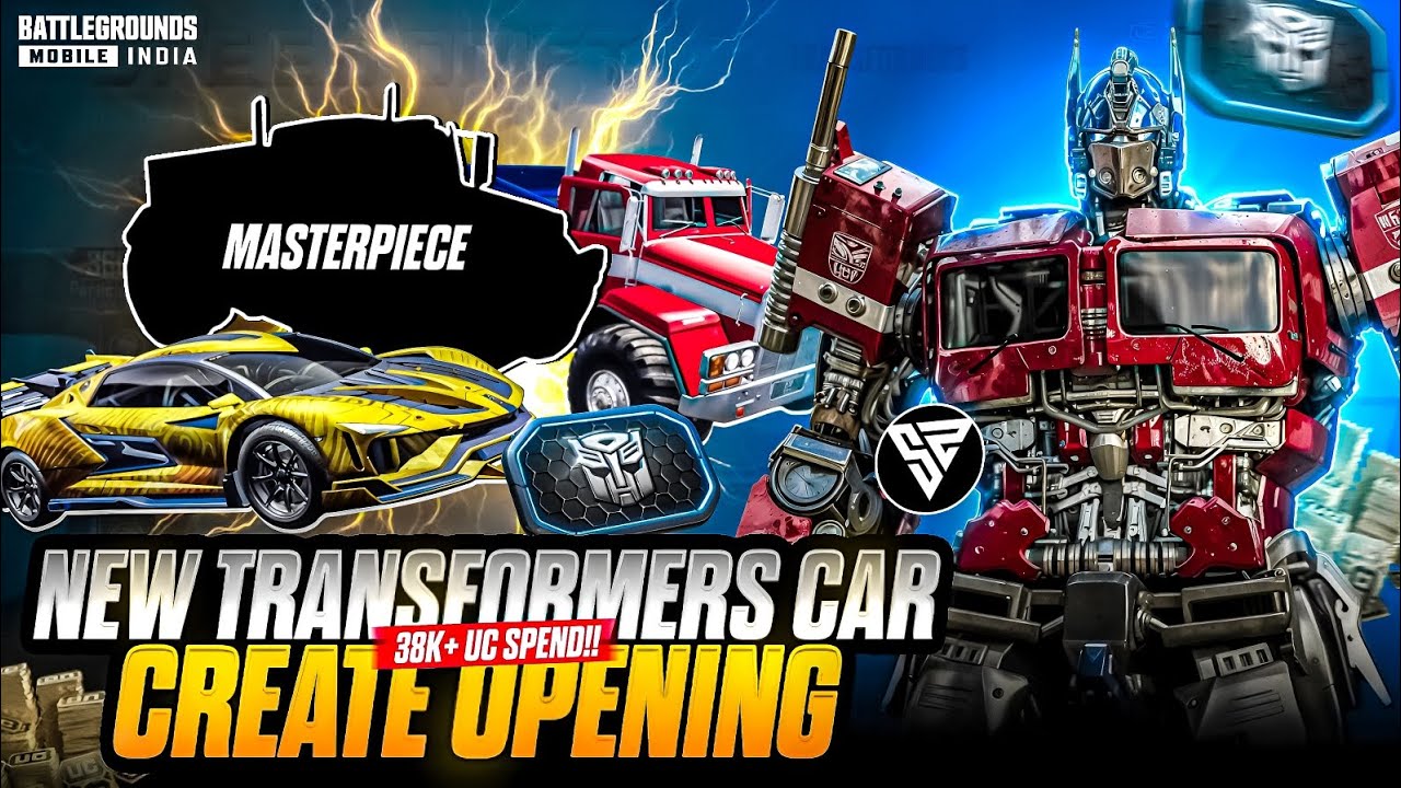 OMG 🤯 TRANSFORMER SPEED DRIFT 38K+ CREATE OPENING IN BGMI | ft@MizoPlays @PAYALGAMING @BandookBaaz 