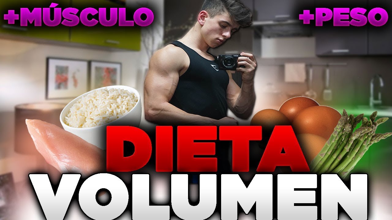 As&iacute; es UN D&Iacute;A en MI DIETA DE VOLUMEN!| M&Aacute;S M&Uacute;SCULO&M&Aacute;S PESO