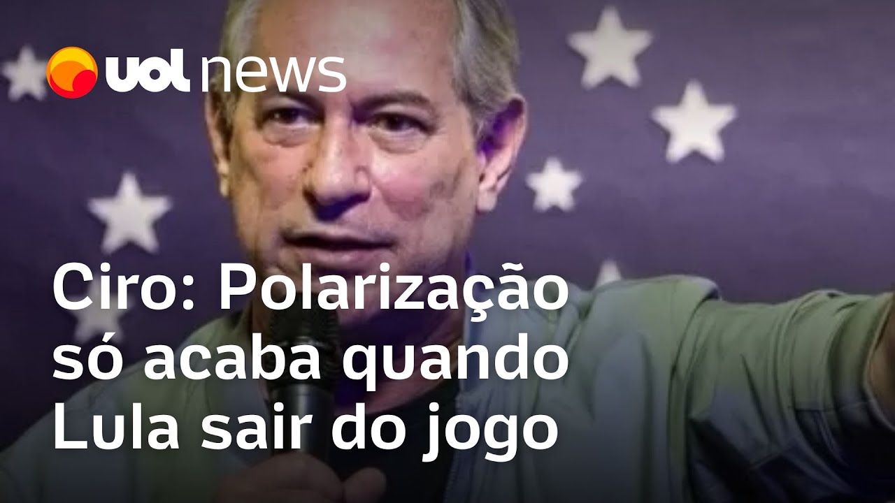 Ciro Gomes: Brasil está derrotado; polarização só acaba quando Lula sair do jogo