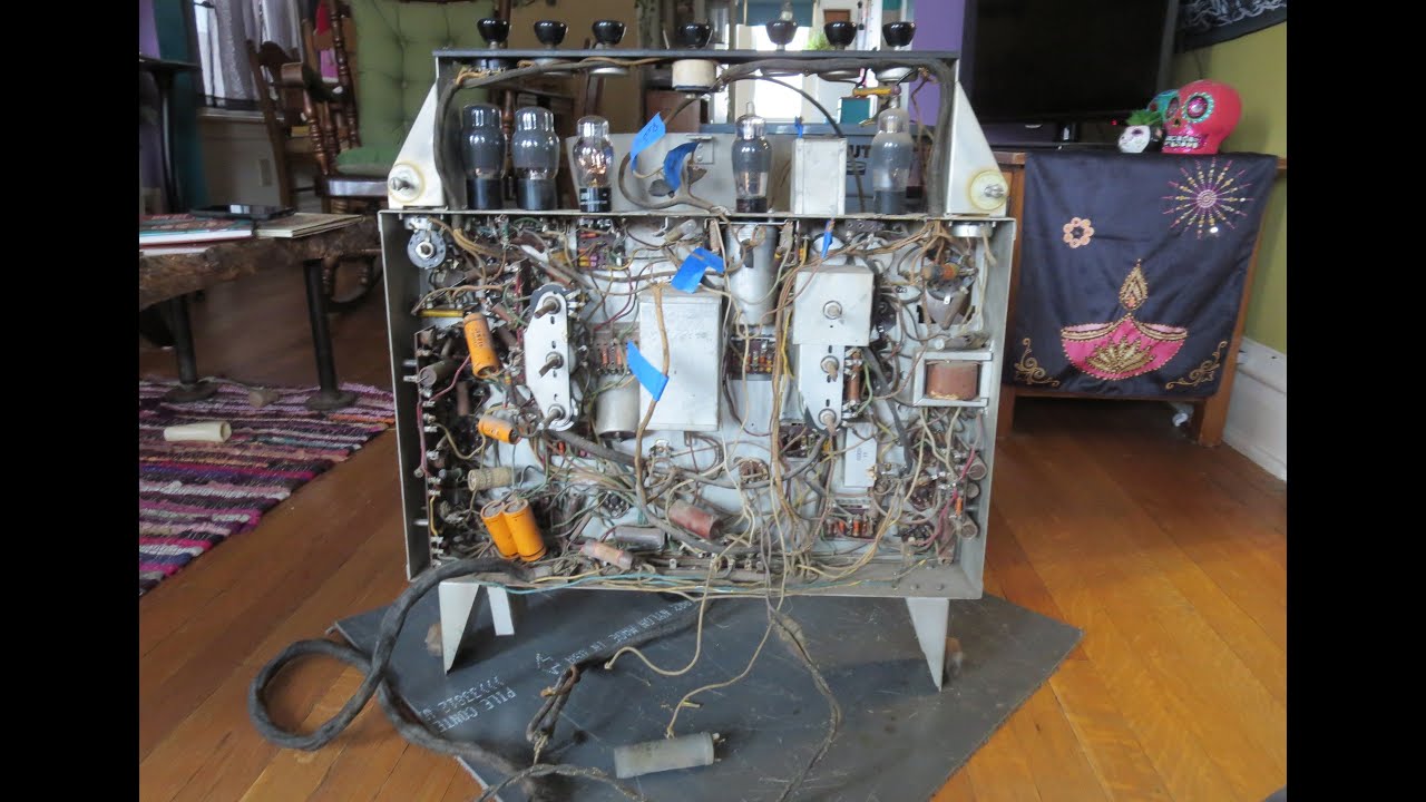 RCA 1936 RR-359B field test TV: part 4 - Chassis deep dive