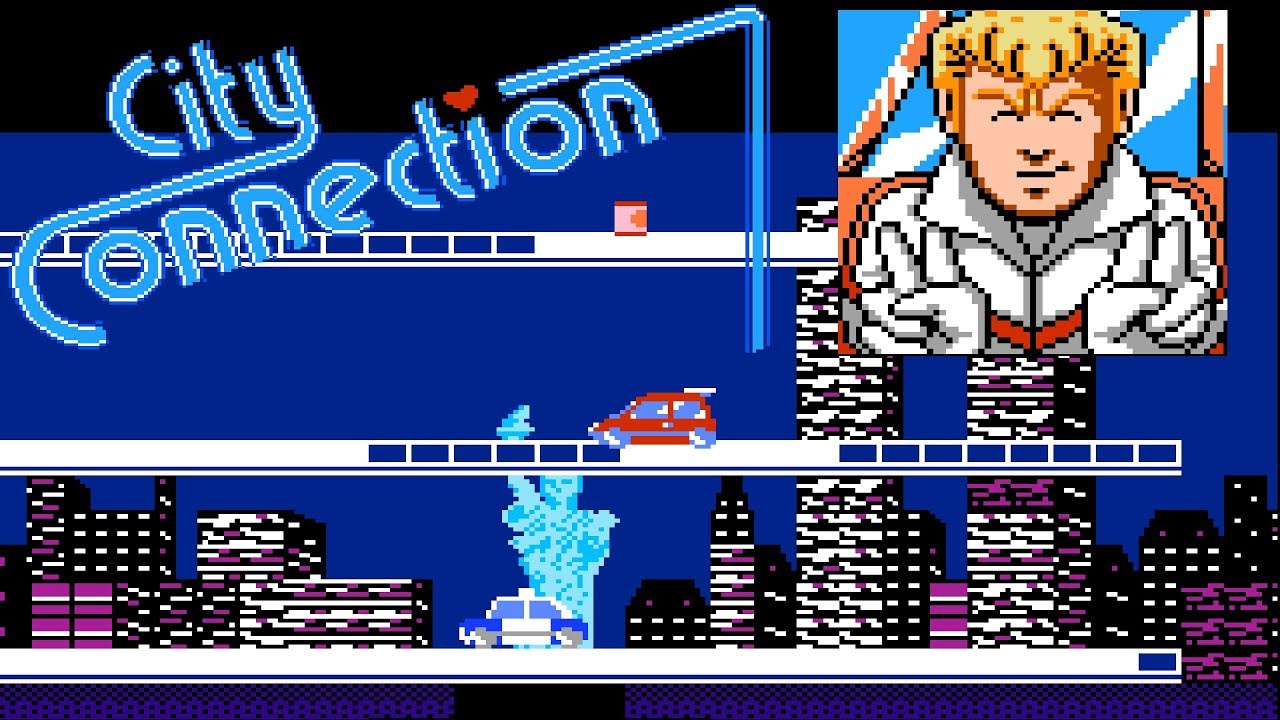 City Connection (NES) localized port | gameplay session for 1 Player 🎮