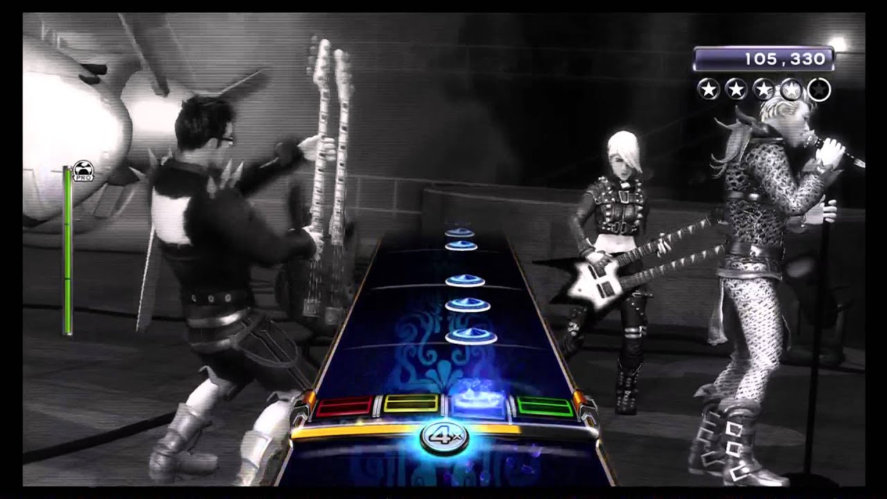 Rock Band 3 Expert Pro Drums La Camisa Negra 100% FC