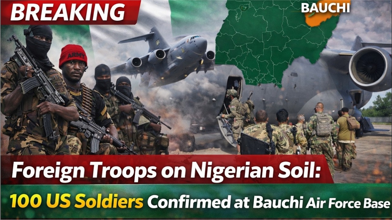 SHOCKING NEWS‼️ Foreign Troops on Nigerian Soil 100 US Soldiers