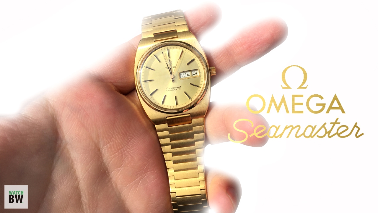 Обзор винтажных часов Omega Seamaster 166.0216, золото 1980-х годов