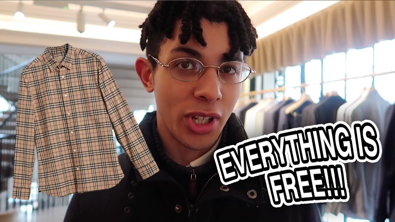 EVERYTHING in Burberry is FREE!!!!!