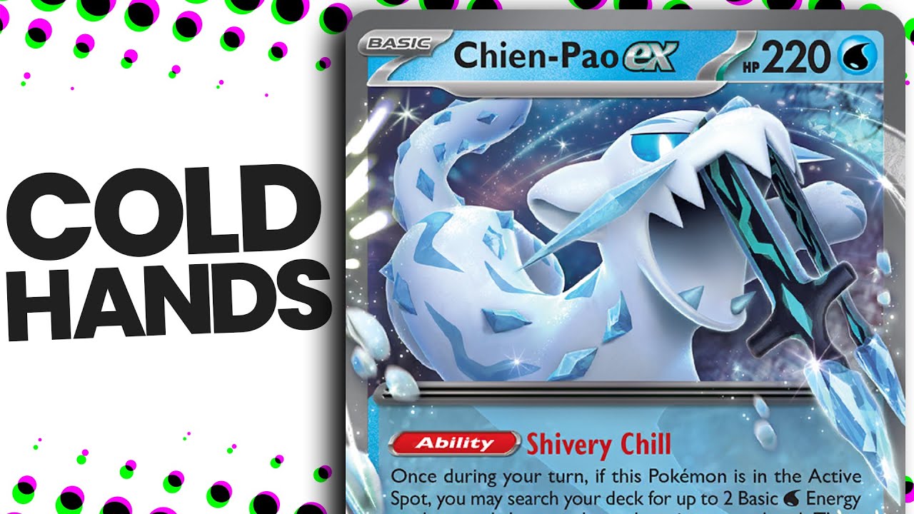 How to play the NEW IRON HANDS EX / CHIEN PAO EX Pokemon TCG deck from Paradox Rift!