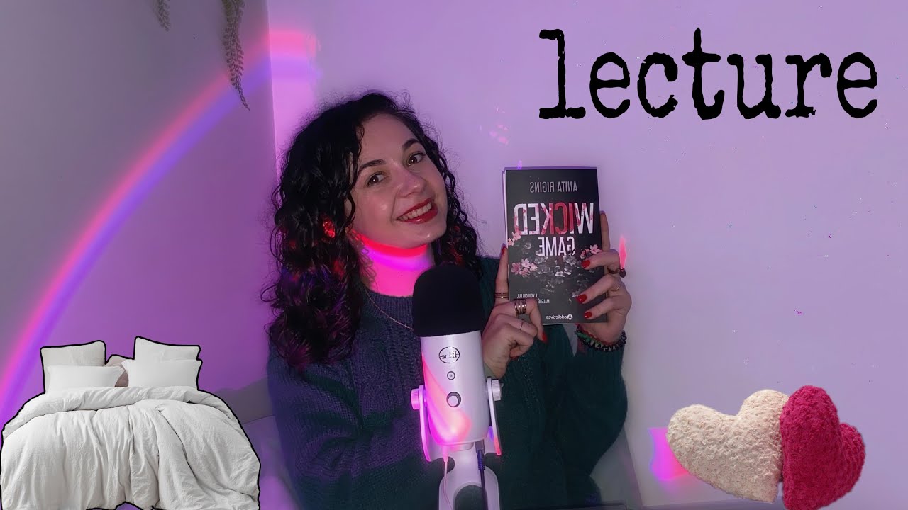 • ASMR FR • LECTURE CHUCHOTÉE dans mon LIT• (ce livre est trop bien ) 💫😴