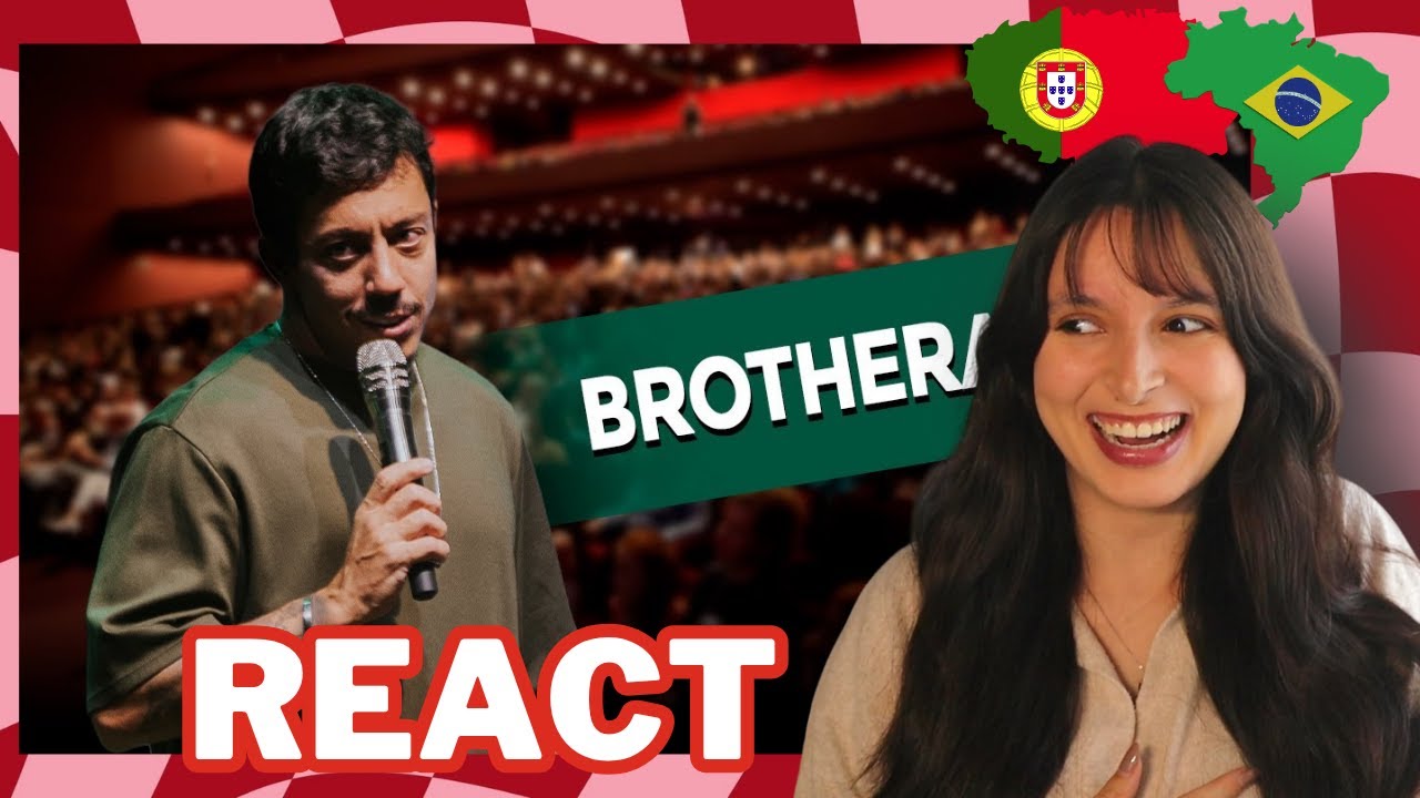 REACT A HUMORISTA BRASILEIRO AO VIVO
