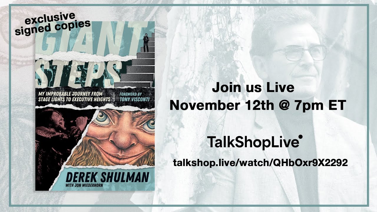 Derek Shulman 'Giant Steps' Live Q&A on TalkShopLive